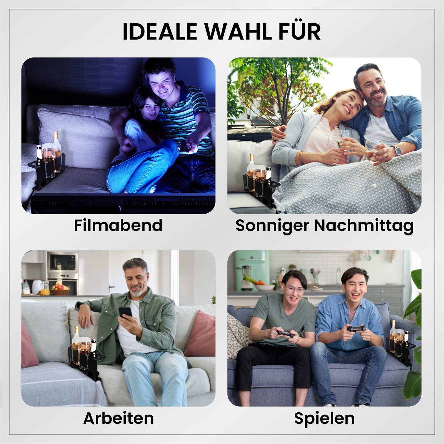 Sofa Getränkehalter – Rutschfest & Stabil | Made in EU