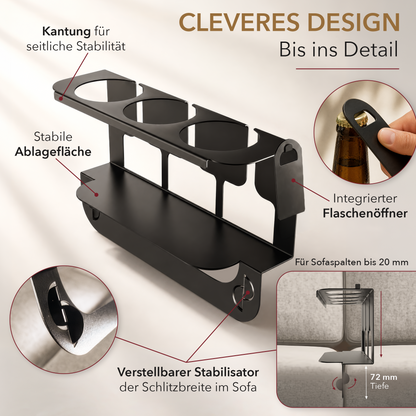 Sofa Getränkehalter für Becher & Gläser