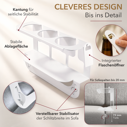 Sofa Getränkehalter für Becher & Gläser
