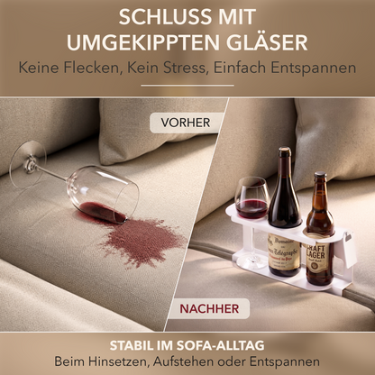Sofa Getränkehalter für Becher & Gläser