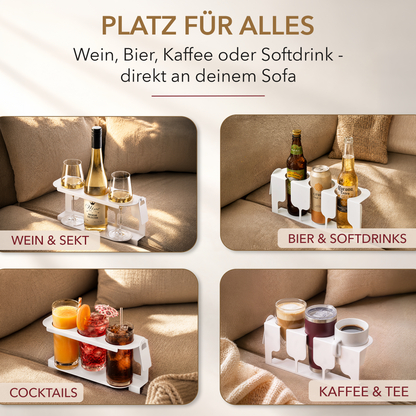 Sofa Getränkehalter für Becher & Gläser