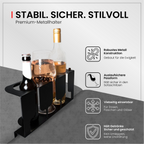 Getränkehalter für Sofa – Organizer für Gläser & Flaschen – Wohnaccessoire